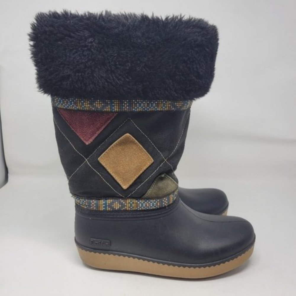 Baffin | Fleeced Lined Winter Snowboots Patterend Black - Picture 2 of 10